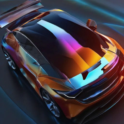 ai car image abstract12