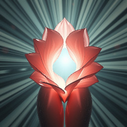 the feminine anatomy of the life-portal, pov 'twixt the legs looking inward towards it. it is unfurled as a flower, and one sees in through the morning dew.