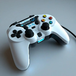 Je veux créer une manette de jeu 3D (gaming controller) pour un projet Arduino.  Caractéristiques :  Design ergonomique, confortable à tenir avec les deux mains Intégration d’un joystick analogique Arduino (position centrale ou légèrement à gauche) Ajout de 2 boutons physiques (faciles d’accès avec le pouce) Ajout de 2 LED pour indiquer des états (ex : alimentation et action)  Contraintes techniques :  Prévoir un espace pour une carte Arduino (Arduino Nano recommandé pour sa taille compacte) Ajouter des supports internes pour fixer le joystick, les boutons et les LED Prévoir des passages pour les fils électriques Ajouter une ouverture pour câble USB ou alimentation Modèle optimisé pour impression 3D (format STL) Possibilité de séparer la manette en deux parties (coque supérieure et inférieure) pour faciliter l’assemblage  Design :  Style moderne gaming (inspiré des manettes PlayStation ou Xbox, mais simplifié) Forme compacte et réaliste Bonne prise en main avec surface lisse ou texture antidérapante  Objectif : Créer un modèle 3D fonctionnel, prêt à être imprimé et utilisé dans un projet Arduino avec joystick analogique, 2 boutons et 2 LED.